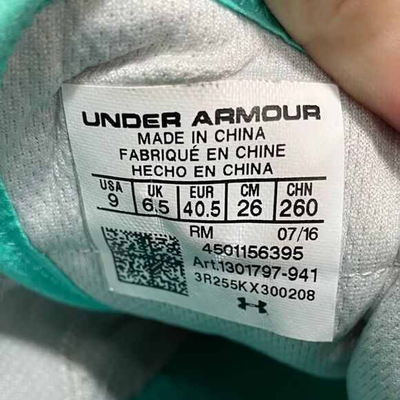 Under Armour Soeedform Grey Athletic Running Shoes - Picture 8 of 8